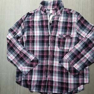 Victoria's Secret Black and Pink Pajama